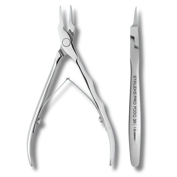 Staleks Podology Podologiczne Cążki do Wrastających Paznokci PODO 30 18 mm 1 Sztuka