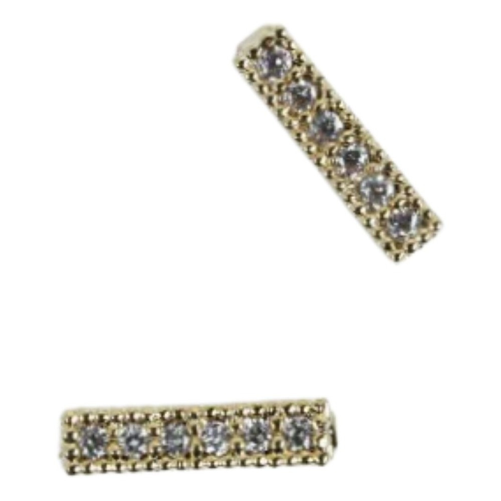 Semilac 788 Gold Straps Nail Art Decorations 2pcs
