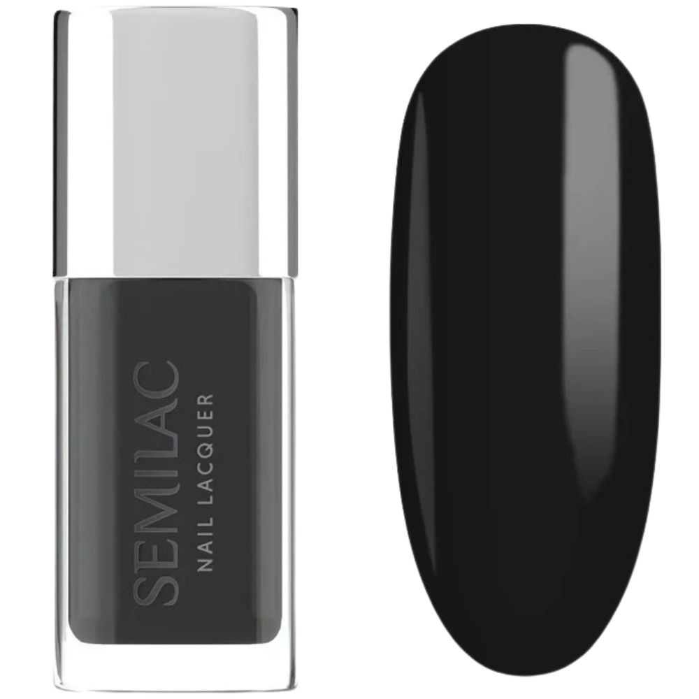 Semilac Classic Lakier Klasyczny 109 Classic Black 9ml