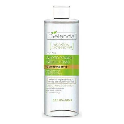 Bielenda Skin Clinic Korekcyjny Tonik do Twarzy z Kwasem Migdałowo-Laktobionowym do Cery z Niedoskonałościami 200ml