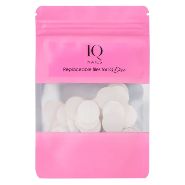 IQ Nails Wymienne Nakładki Ścierne 25mm Gradacja 180 do Pedicure 50szt