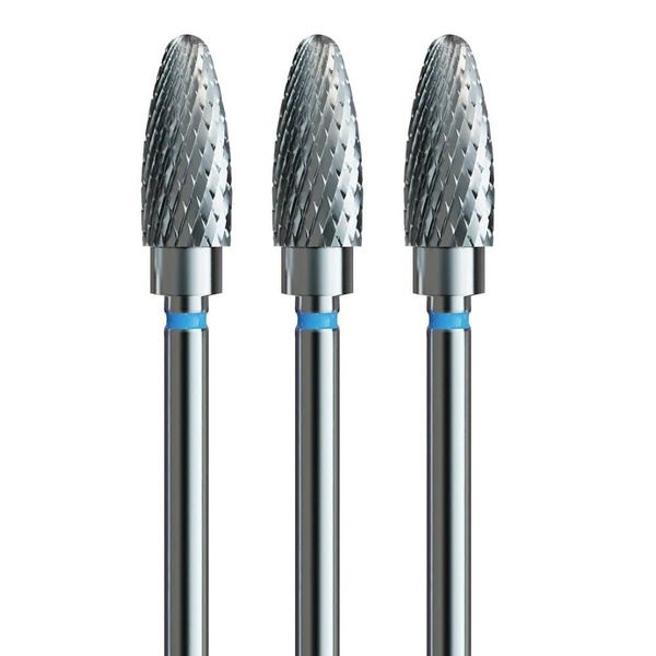 IQ Nails Frez Węglikowy 5w1 Stożek Krzyżowy 6mm Zestaw 3szt