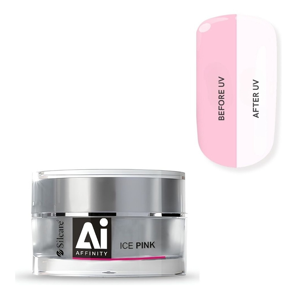 Silcare Affinity Ice Pink jednofazowy żel UV do paznokci 30g
