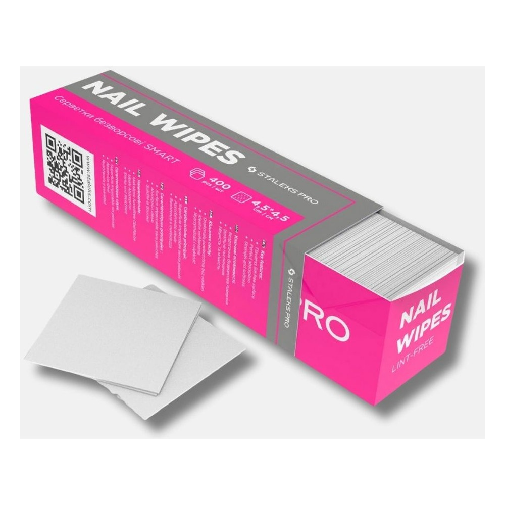 Staleks Pro Waciki Bezpyłowe SMART 400 Sztuk