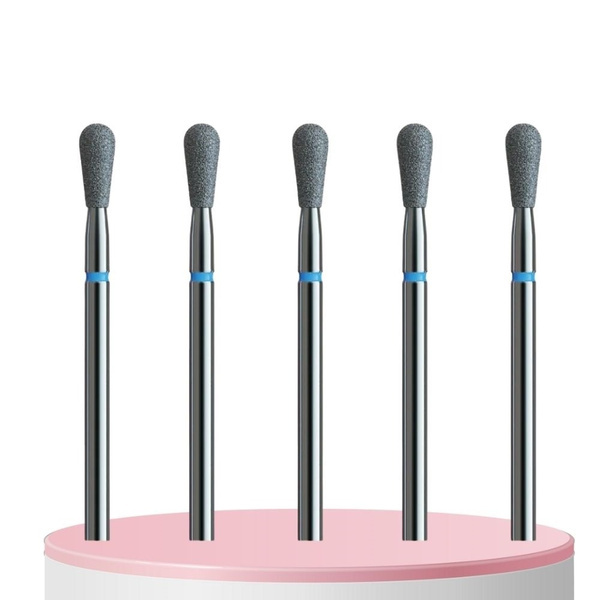 IQ Nails Frezy Diamentowe Maczuga do Skórek 3.1mm Zestaw 5 szt.