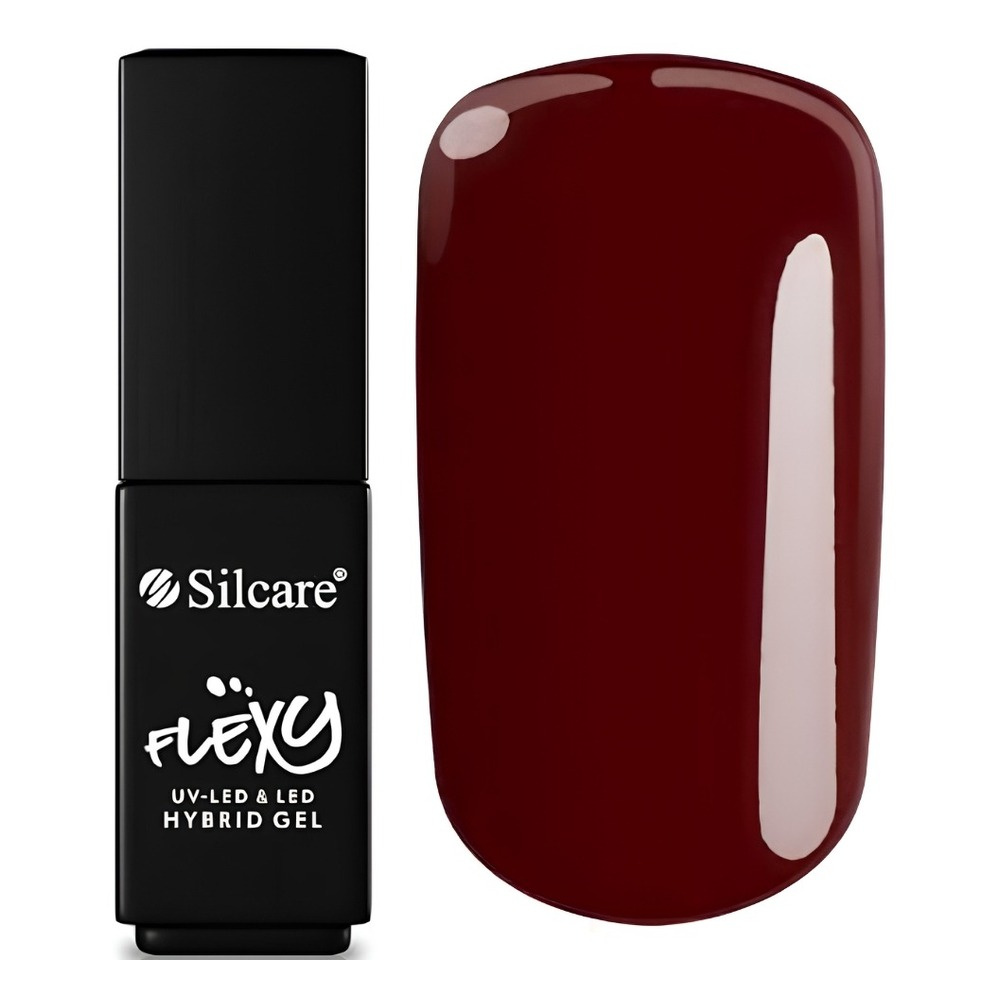 Silcare Flexy lakier hybrydowy UV/LED 144 Burgundy 4.5g