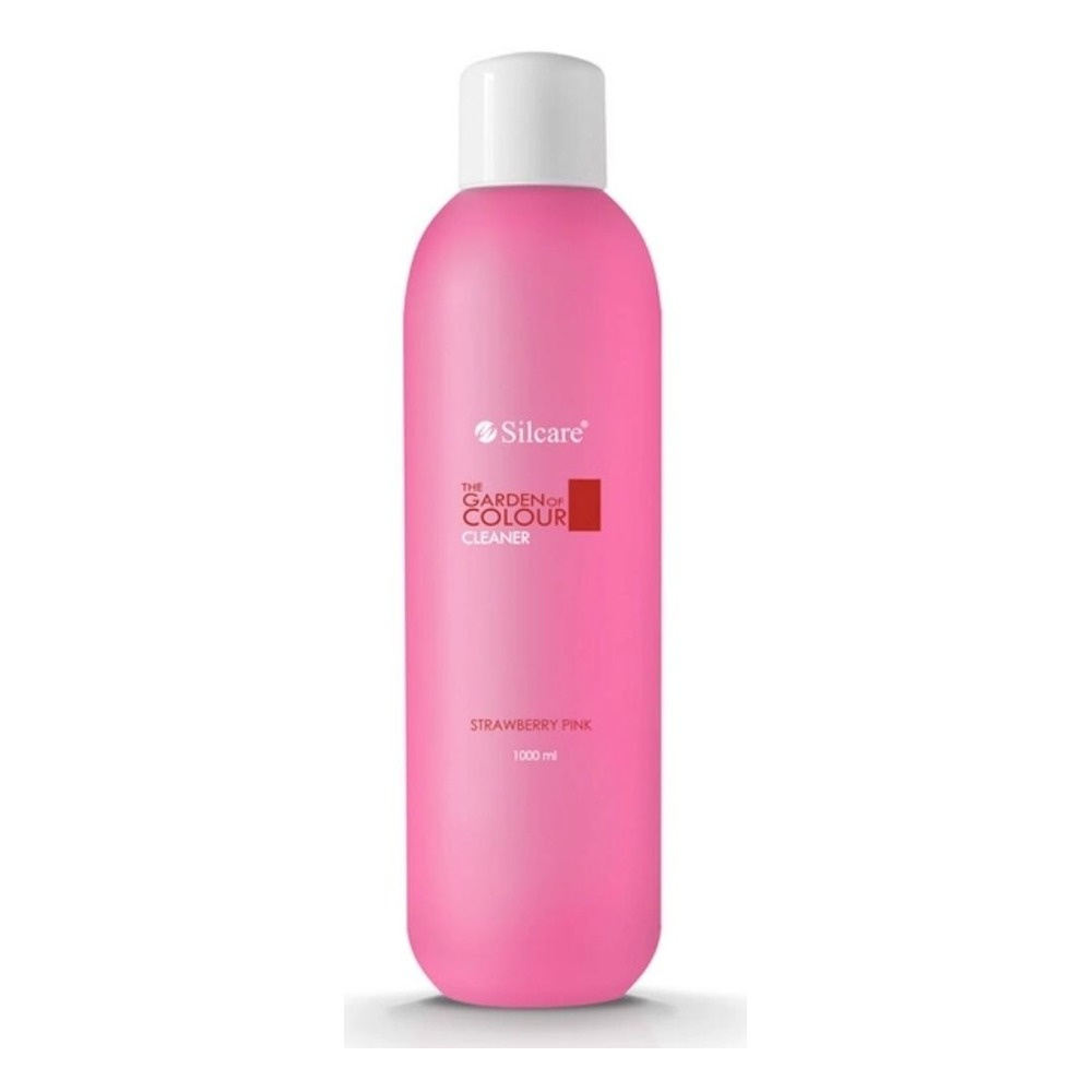 Silcare Garden of Colour płyn do oczyszczania paznokci o zapachu Strawberry Pink 1000ml