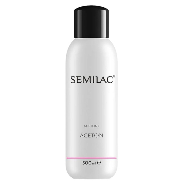 Semilac Acetone Zmywacz do Paznokci 500ml