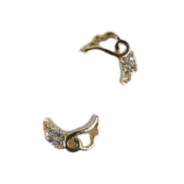 Semilac 790 Gold Wings Nail Art Decorations 2pcs
