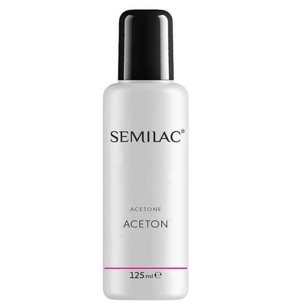 Semilac Acetone Zmywacz do Paznokci 125ml