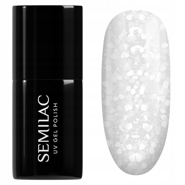 Semilac Crushed Ice Lakier Hybrydowy 490 Ice Crushed 7ml