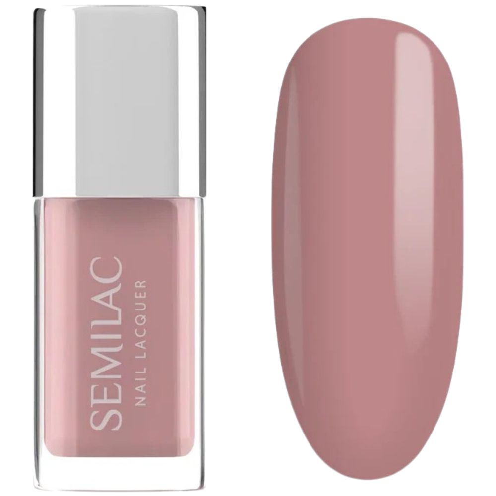 Semilac Classic Lakier Klasyczny 107 Classic Nude Dusty Pink 9ml