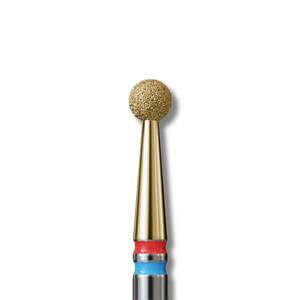 IQ Nails Diamond DuoFrez Frez do Paznokci Smart Gold Line Kształt Kuli Drobne Standardowe Ziarno Powłoka ZRN 001.FM.025Z 1 Sztuka