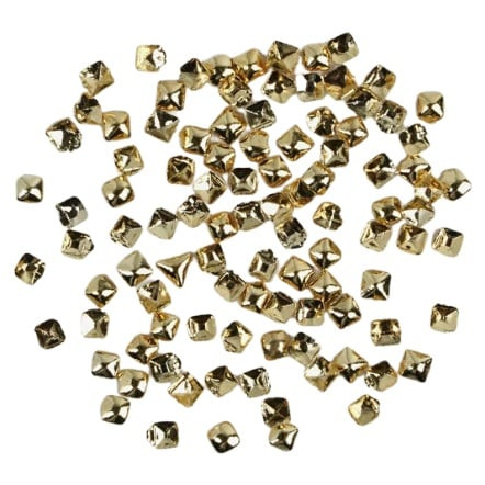Semilac Nail Decoration Gold Small Squares 100pcs