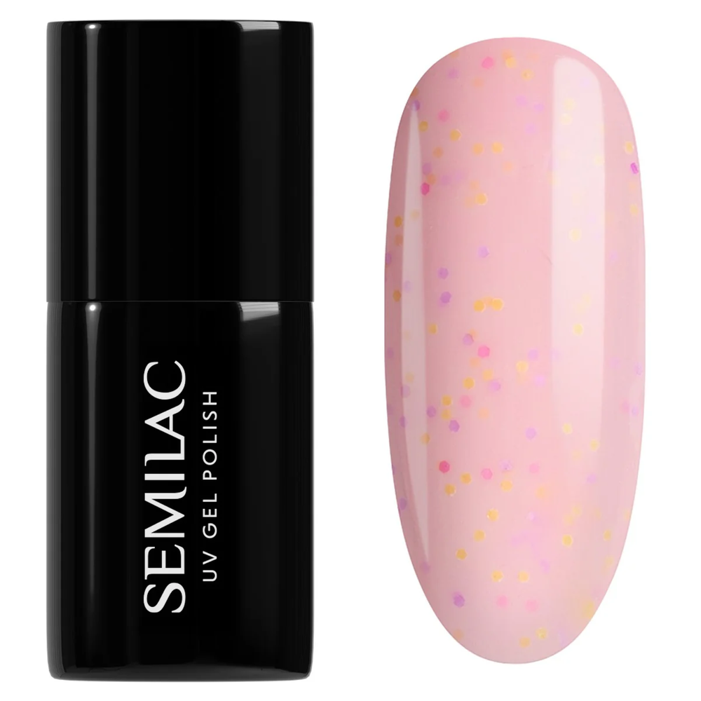 Semilac Whispers of Spring Lakier Hybrydowy 921 Candy Pink 7ml