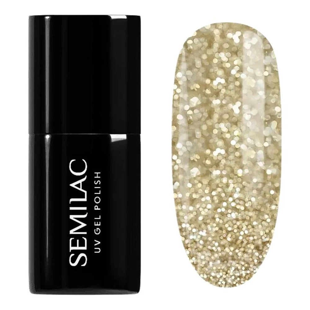 Semilac Platinum Lakier Hybrydowy 260 Light Gold 7ml