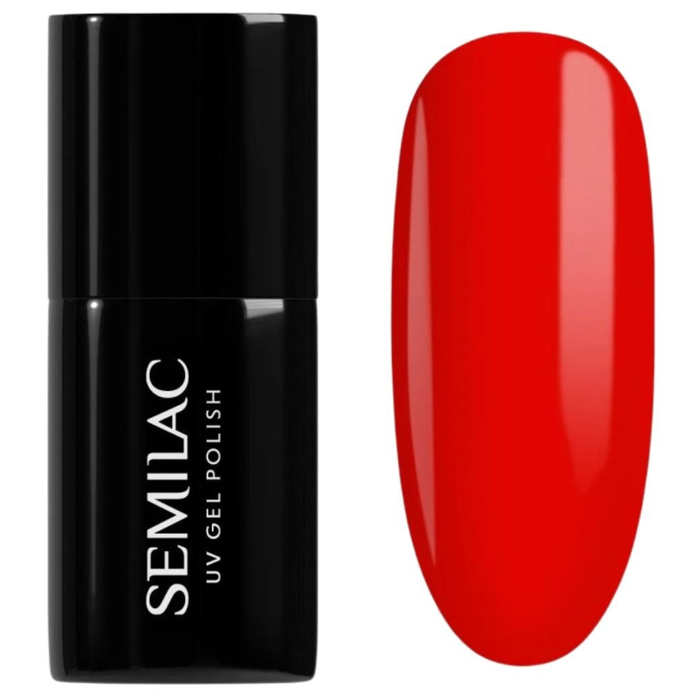 Semilac UV/LED Carnival Hybrid Gel Nail Polish - 317 Neon Red 7ml