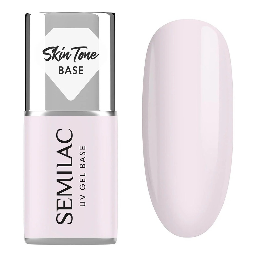 Semilac Cover Base Lakier Hybrydowy Skin Tone - Natural Pink 7ml