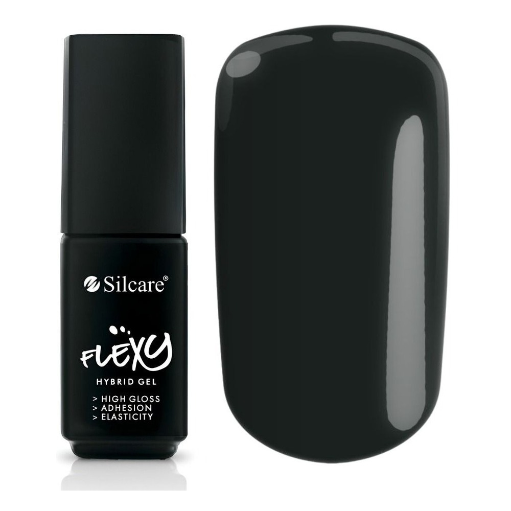 Silcare Flexy lakier hybrydowy UV/LED 60 Black Pearl 4.5g
