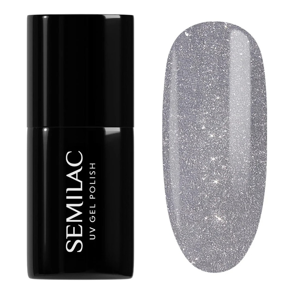 Semilac Magnetic Glow Cat Eye UV/LED Soak Off Hybrid Gel Nail Polish - 334 Silver Lavender 7ml