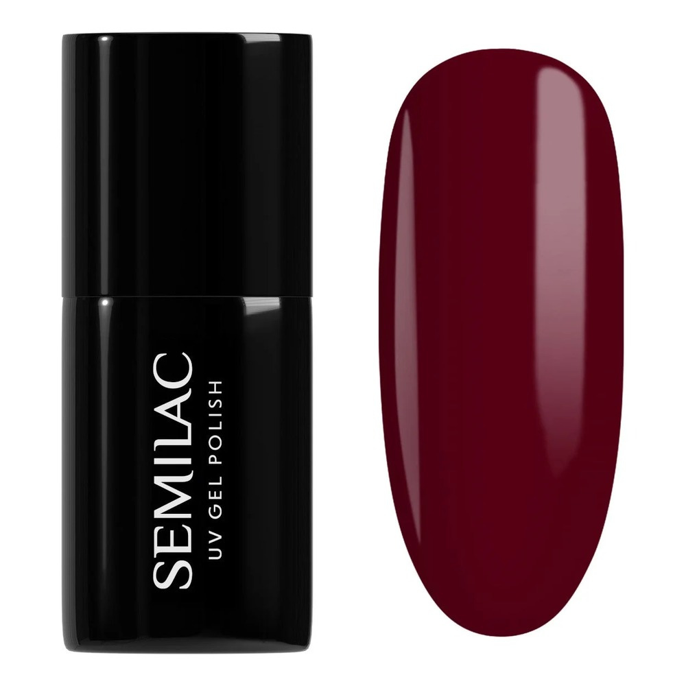 Semilac UV/LED Tastes of Fall Soak Off Hybrid Gel Nail Polish - 404 Black Beans Muffin 7ml