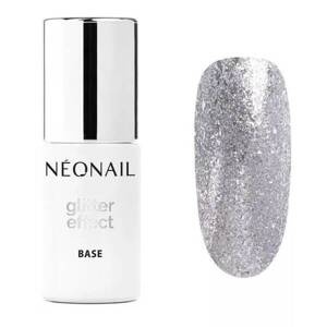 NeoNail UV/LED Baza Hybrydowa Glitter Effect Base Silver 7.2ml