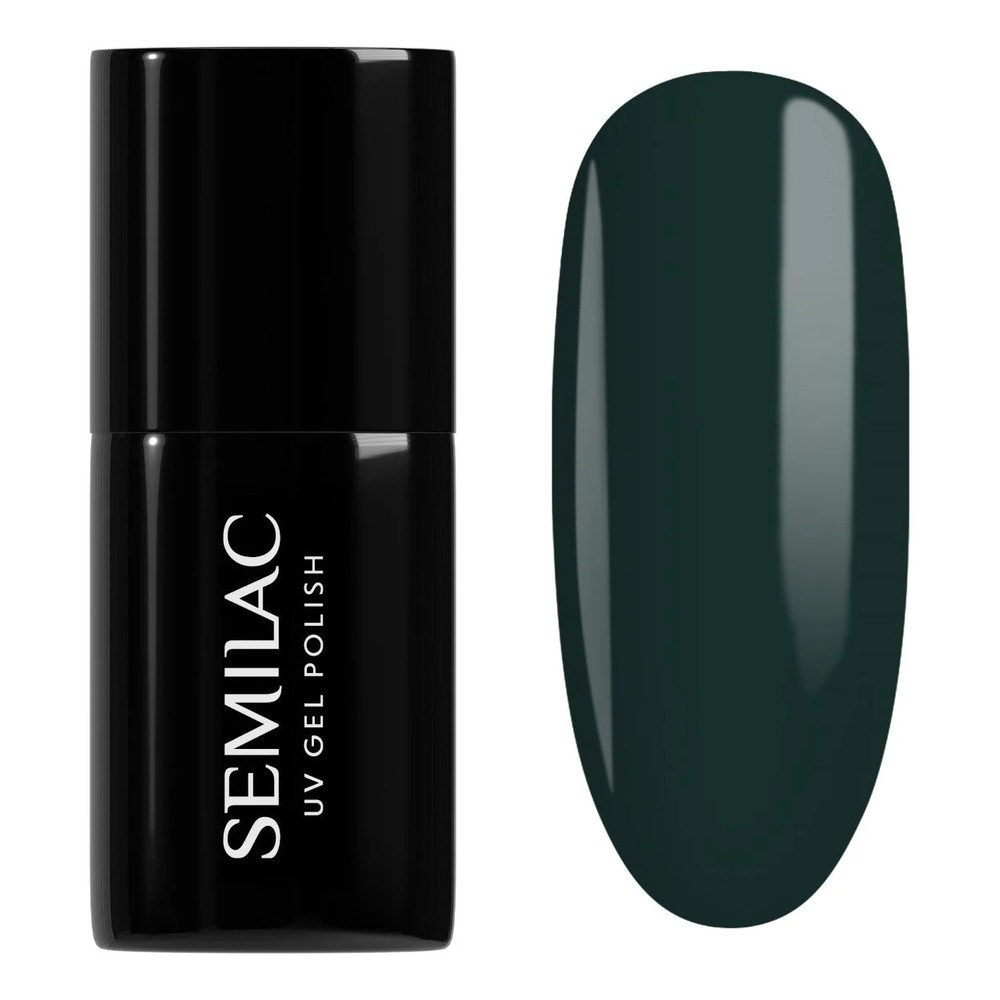 Semilac Into Her Tenderness UV/LED Soak Off Hybrid Gel Nail Polish - 422 Deep Forest Green 7ml