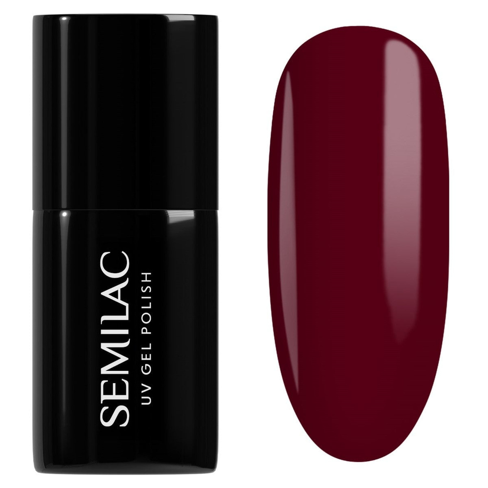 Semilac UV/LED Tastes of Fall Soak Off Hybrid Gel Nail Polish - 404 Black Beans Muffin 7ml