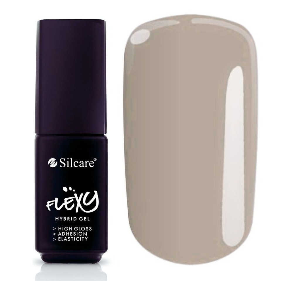 Silcare Flexy lakier hybrydowy UV/LED 73 Marzipan in Chocolate 4.5g