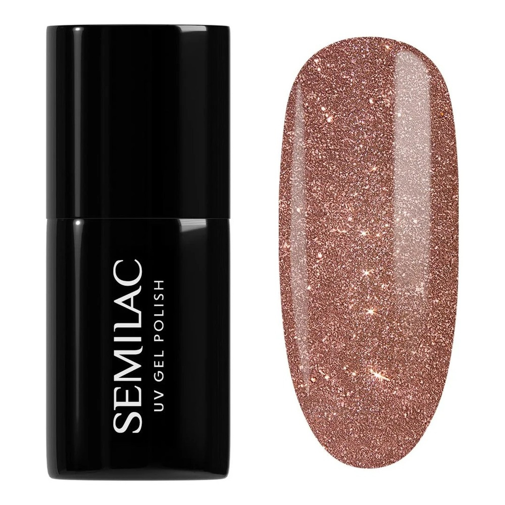 Semilac Magnetic Glow Cat Eye UV/LED Soak Off Hybrid Gel Polish - 333 Shine Brown 7ml