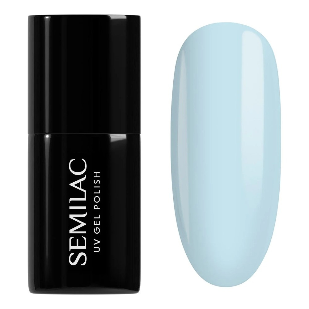 Semilac UV LED Soulmate Mix Soak Off Hybrid Gel Nail Polish - 386 Blue Cloud 7ml