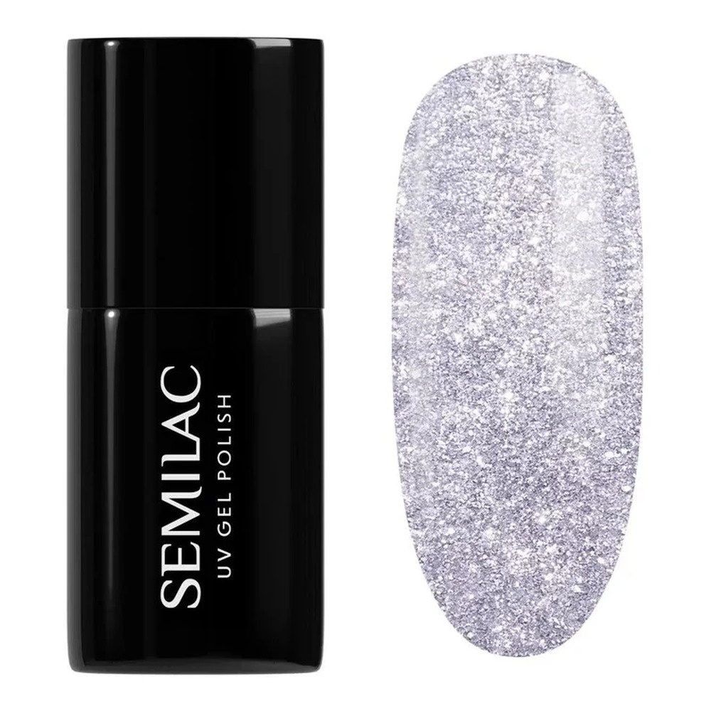 Semilac Time To Shine Lakier Hybrydowy 461 Hollywood Silver 7ml
