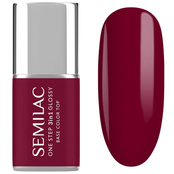 Semilac One Step 3in1 Lakier Hybrydowy 570 Dark Raspberry 7ml
