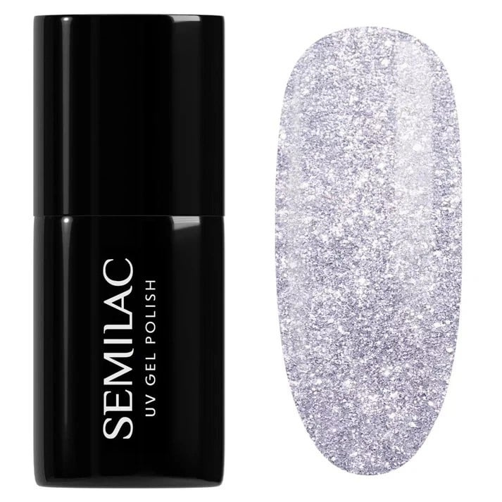 Semilac Time To Shine Lakier Hybrydowy 461 Hollywood Silver 7ml