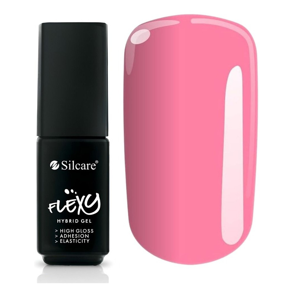 Silcare Flexy lakier hybrydowy UV/LED 107 Sweetie Candy Pink 4.5g