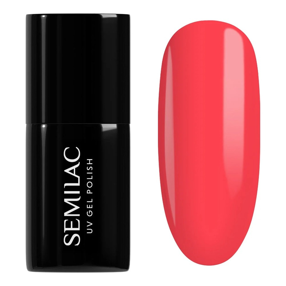 Semilac UV/LED Neon Soak Off Hybrid Nail Gel Polish - 445 Tropical Flamingo 7ml