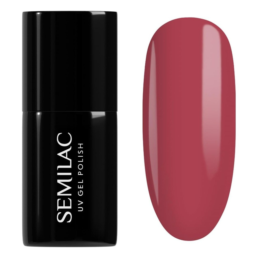 Semilac UV/LED Tastes of Fall Soak Off Hybrid Gel Nail Polish - 400 Rusty Red 7ml