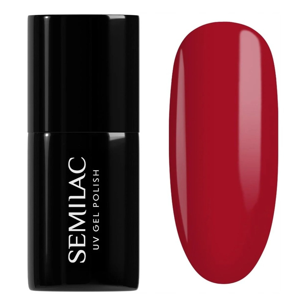 Semilac UV/LED Tastes of Fall Soak Off Hybrid Gel Nail Polish - 401 Raspberry Wine 7ml