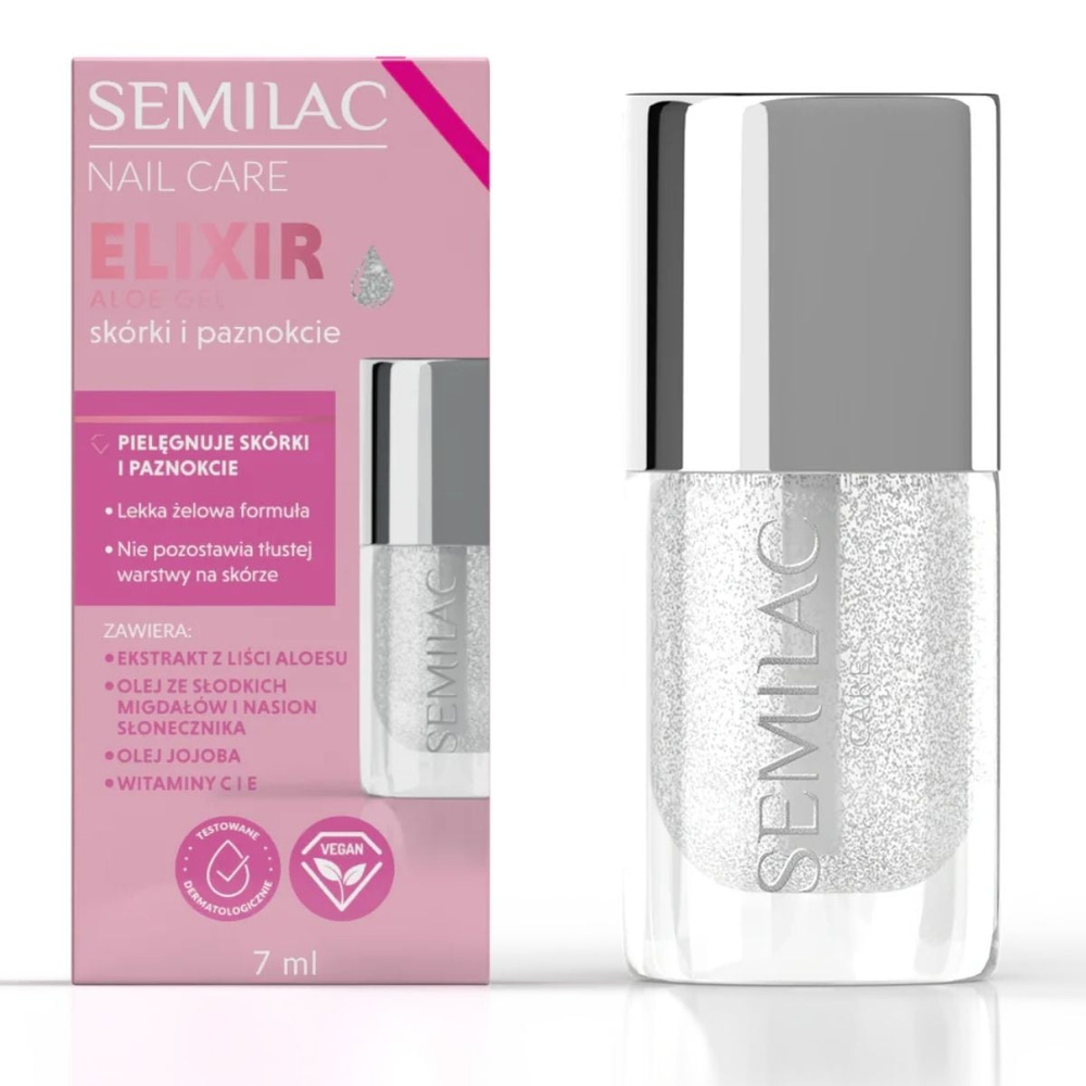Semilac Aloe Gel Elixir Żel Do Skórek I Paznokci 7ml