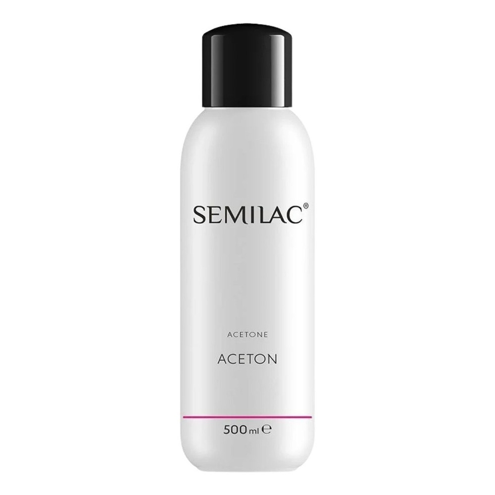 Semilac Acetone Zmywacz do Paznokci 500ml