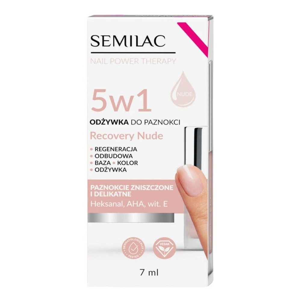 Semilac Nail Power Therapy Odżywka do Paznokci Recovery Nude 7ml