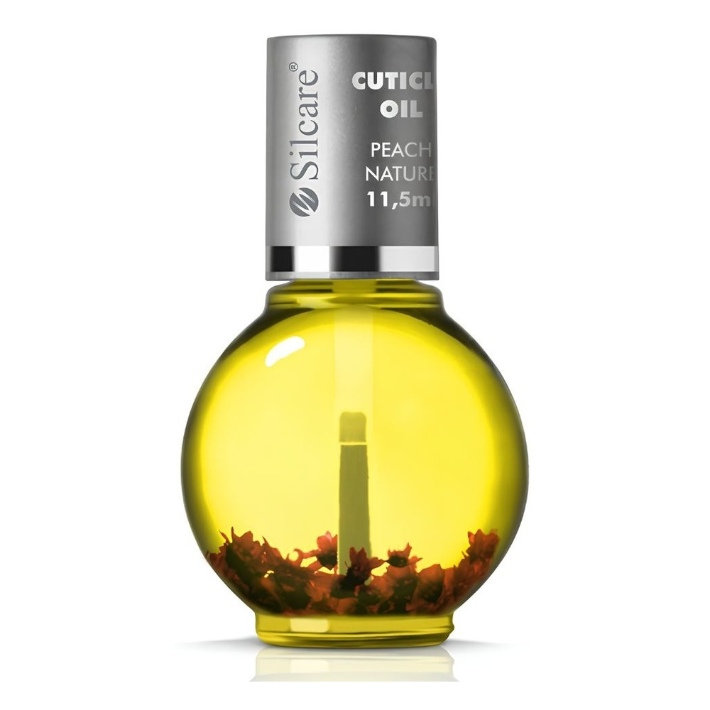 Silcare Garden of Colour Peach Nature olejek do paznokci i skórek z kwiatami 11.5ml