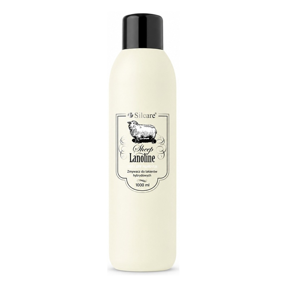 Silcare Soak Off zmywacz do lakieru hybrydowego i akrylu z lanoliną 1000ml