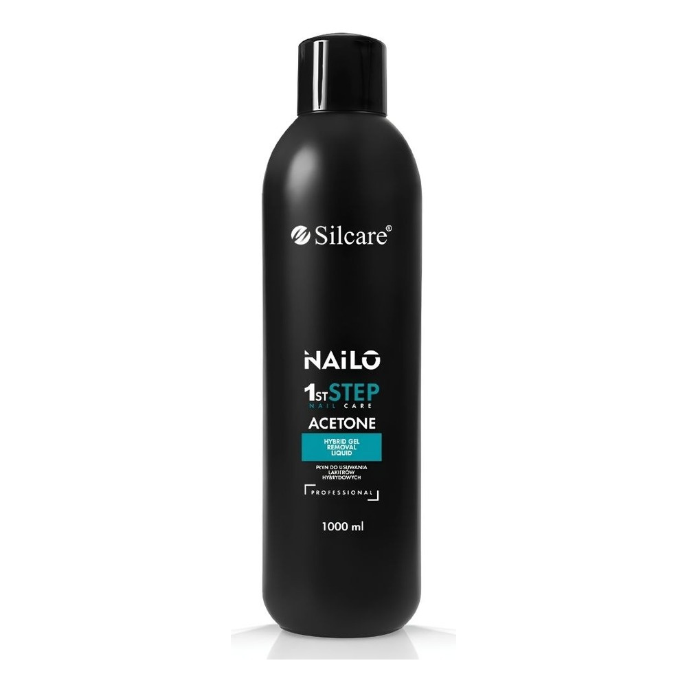 Silcare Nailo profesjonalny aceton do usuwania tipsów i ozdób 1000ml