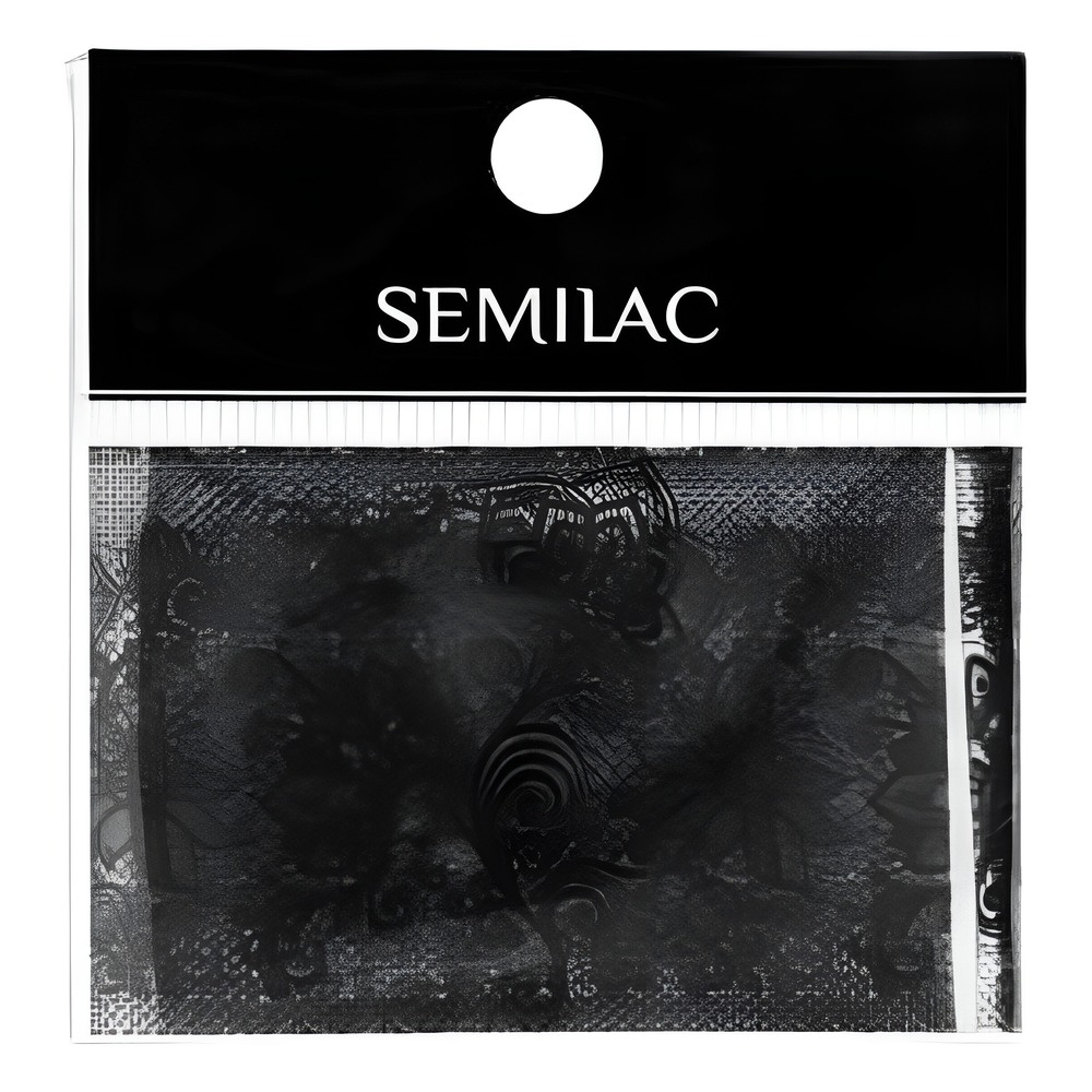 Semilac Nail Transfer Foil Black Lace 06