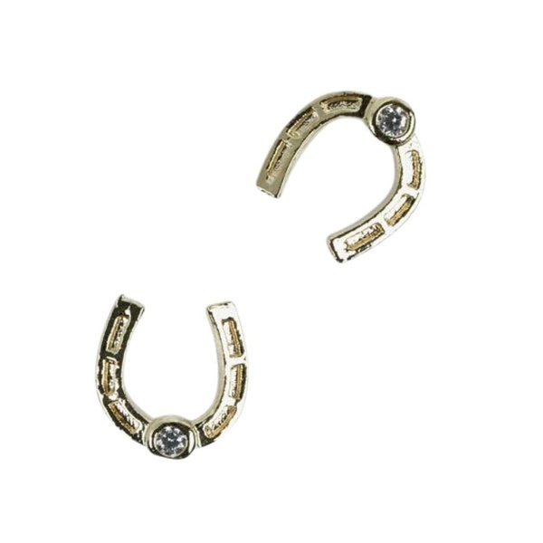 Semilac 786 Decoration Gold Horseshoe 2 Pieces