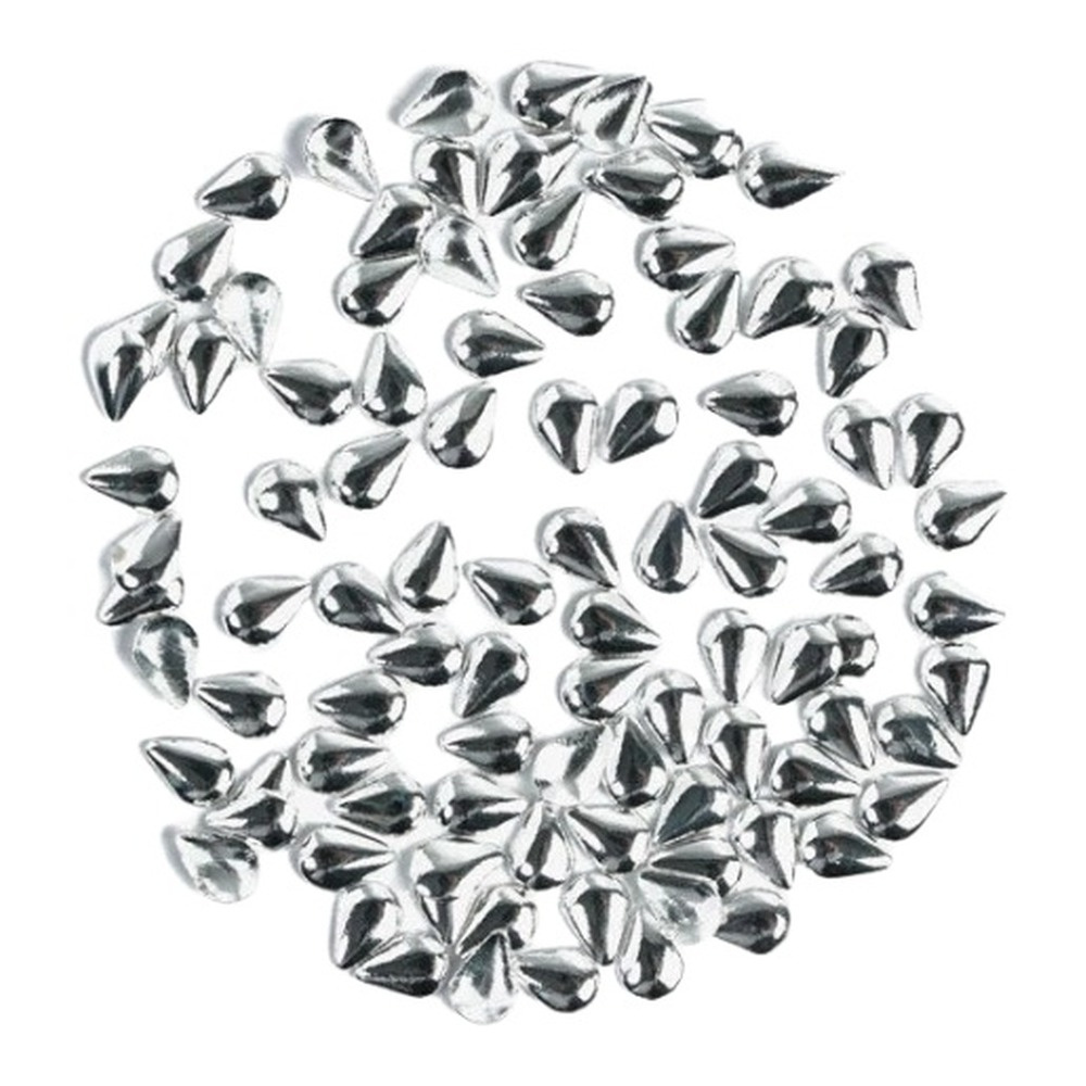 Semilac Nail Decoration Silver Big Tears 100pcs