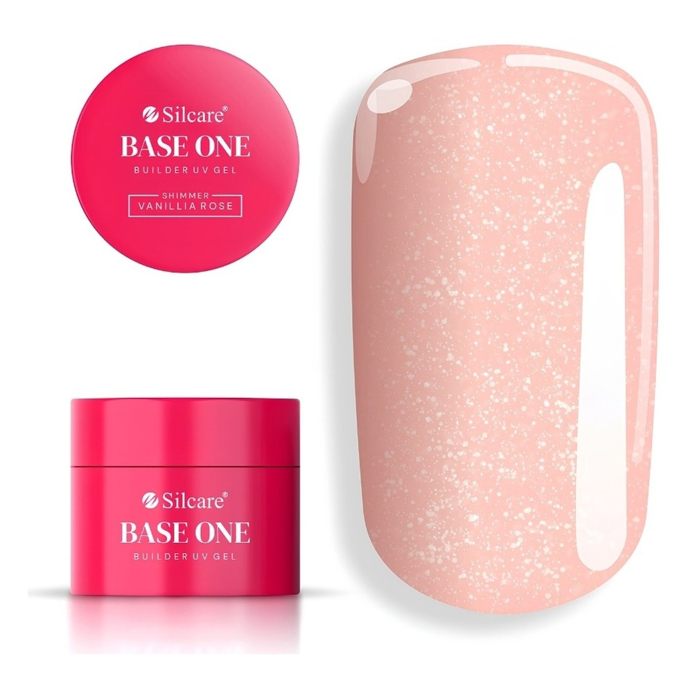 Silcare Base One żel budujący UV/LED Shimmer Vanilla Rose 15g