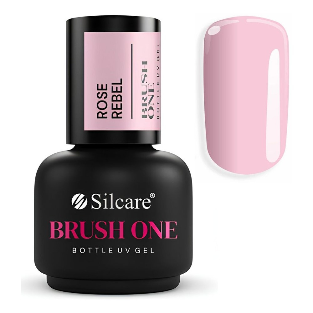 Silcare Brush One Bottle Gel żel budujący do paznokci Rose Rebel 15g