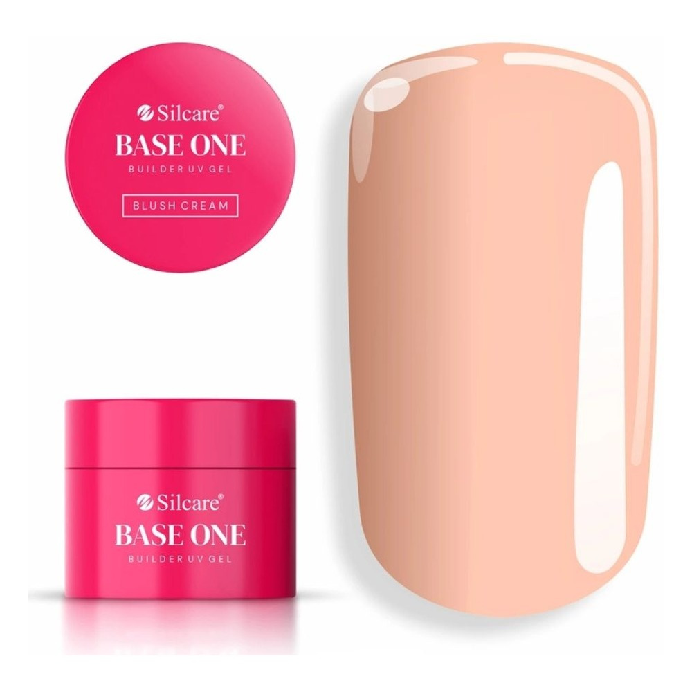 Silcare Base One UV/LED żel budujący do paznokci Blush Cream 100g